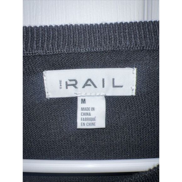 The Rail men's red black buffalo plaid long sleeve‎ pullover sweater Size Medium - Picture 3 of 7